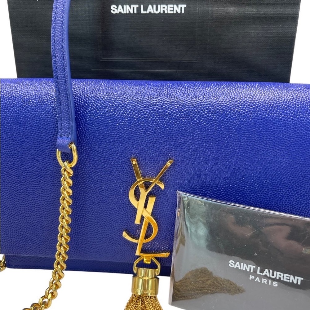 Authentic YSL Kate Chain Wallet C Wall Mono